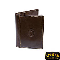 Кредитниця шкіряна Italico 1034 cognac коньячний Tony Perotti, фото 3