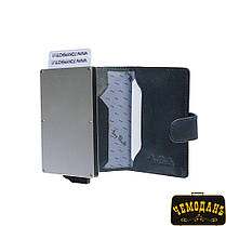 Кредитниця шкіряна Nevada 3776 із системою RFID navy синій Tony Perotti, фото 5