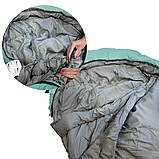 Теплий спальний мішок-кокон туристичний для риболовлі та кемпінгу в намет Bestway 220*75 см спальники 68054, фото 5