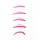 Набір силіконових бігуді LASH SECRET рожеві 5 пар (SMLM1М2), фото 2