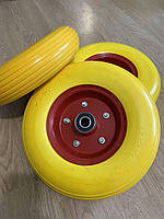 Колесо пінополіуретанове 4.00-6/204 до тачки (візок) під вісь 20 мм