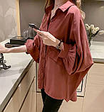 Красива жіноча блузка з об'ємними рукавами на манжеті, фото 3