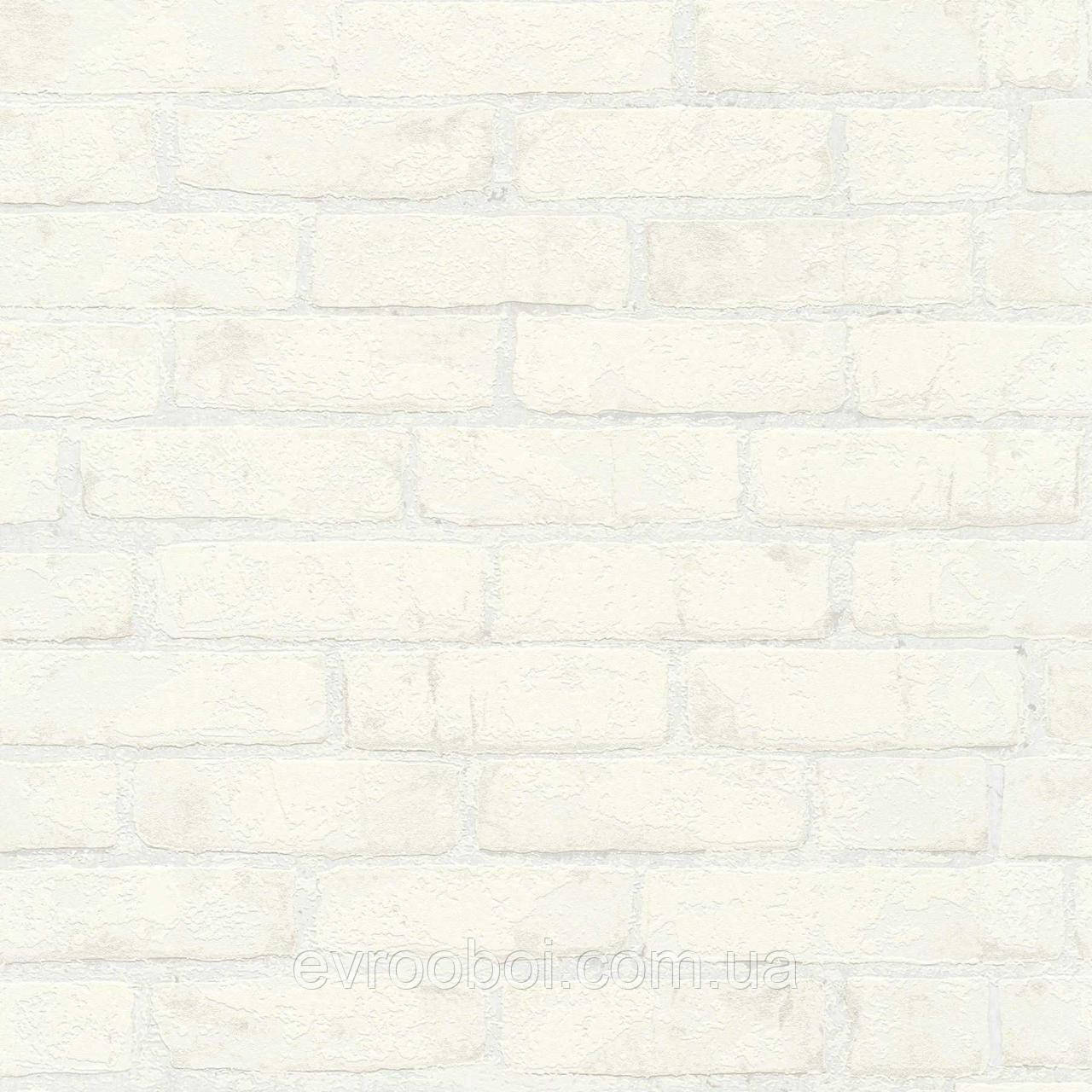 Фактурные 3D обои в лофт, под белый кирпич, кирпичная кладка, 970851 ...