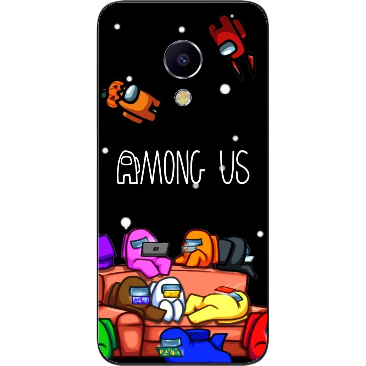 Силіконовий чохол для Meizu M3 з картинкою Among us, фото 1