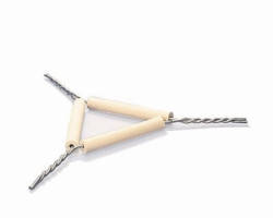 Трикутник, Довжина керамічної трубки 40 мм, Для триног 9.034 110, 9.034 112, 6.200 910 ,9033724, Usbeck