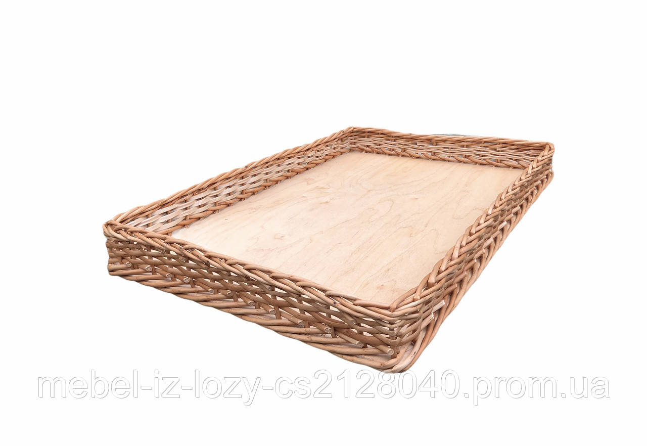 Лоток плетений із лози h5-60X40