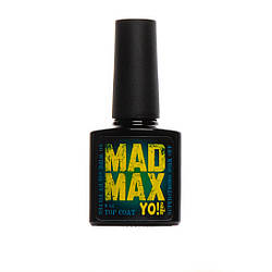 Суперстійкий топ без липкого шару Yo!Nails Mad Max з UV фільтром, 8 мл