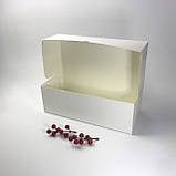 Коробка для рулетів і штоленов, 330*150*110 мм, без вікна, біла, фото 4