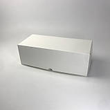 Коробка для рулетів і штоленов, 330*150*110 мм, без вікна, біла, фото 3