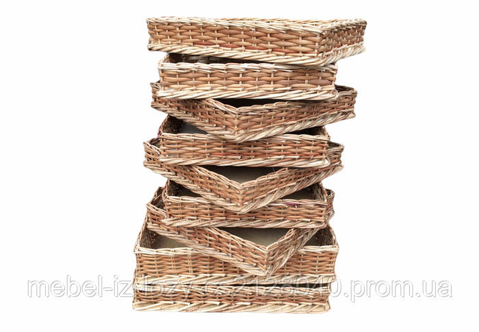 Плетеные лотки для стеллажей 30х30 с высотой 5 см, цена 110 грн — Prom ...