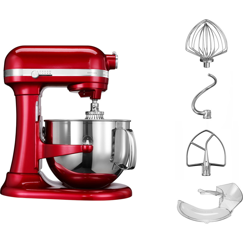 Планетарний міксер KitchenAid 5KSM7580XEER ARTISAN, 6.9 л, червоний