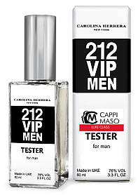 Тестер DUTYFREE чоловічий Carolina Herrera 212 Vip Men, 60 мл