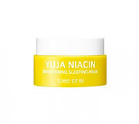 Нічна вирівнює тон маска by Some mi Yuja Niacin Brightening Sleeping Mask 15 мл