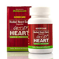 Гуд Харт, Кардіопротектор, Good Heart: Herbal Heart Care Capsules Cardio Protector/60 кап