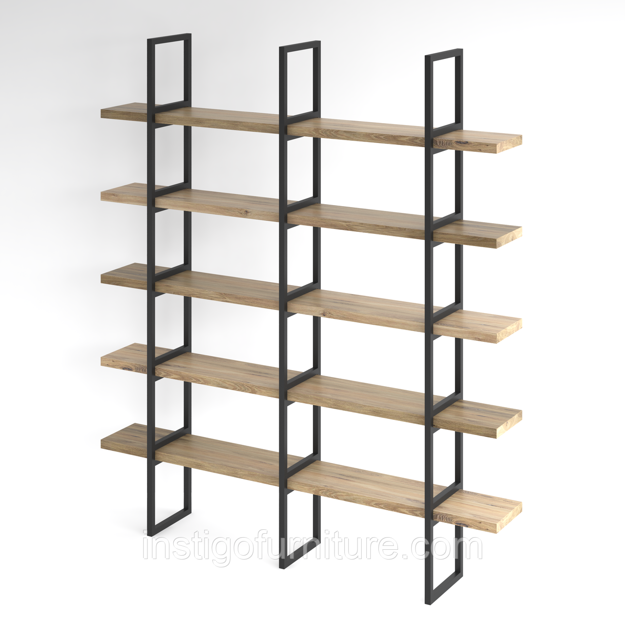 Опора для стелажа з металу 300×25mm, H=2100mm