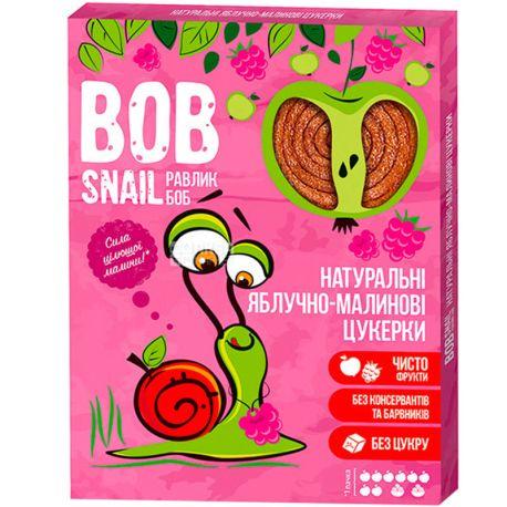 Натуральні цукерки Bob Snail (Равлик Боб), яблуко + малина, 60 г