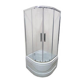 Душова кабіна VERONIS KV-3-80 80х80х195 прозоре скло