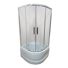 Душова кабіна VERONIS KV-3-90 прозоре скло 90х90х195