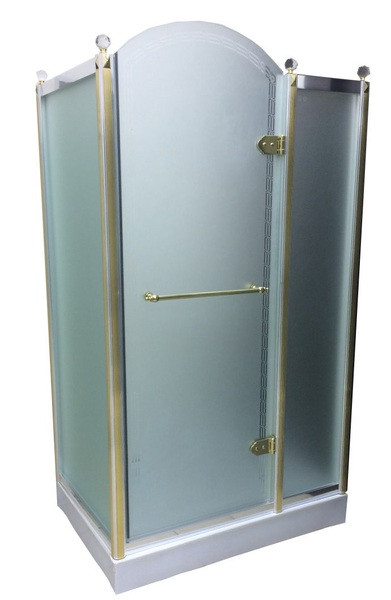 Душова кабіна Orans SR-1654-COMBI gold/chrome (R) 120х80х200