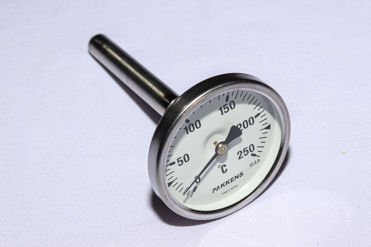 Термометр "PAKKENS" біметалічний стрижневий 0+250C