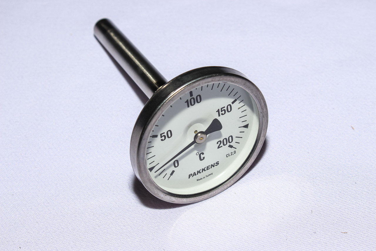 Термометр "PAKKENS" біметалічний стрижневий 0+200C