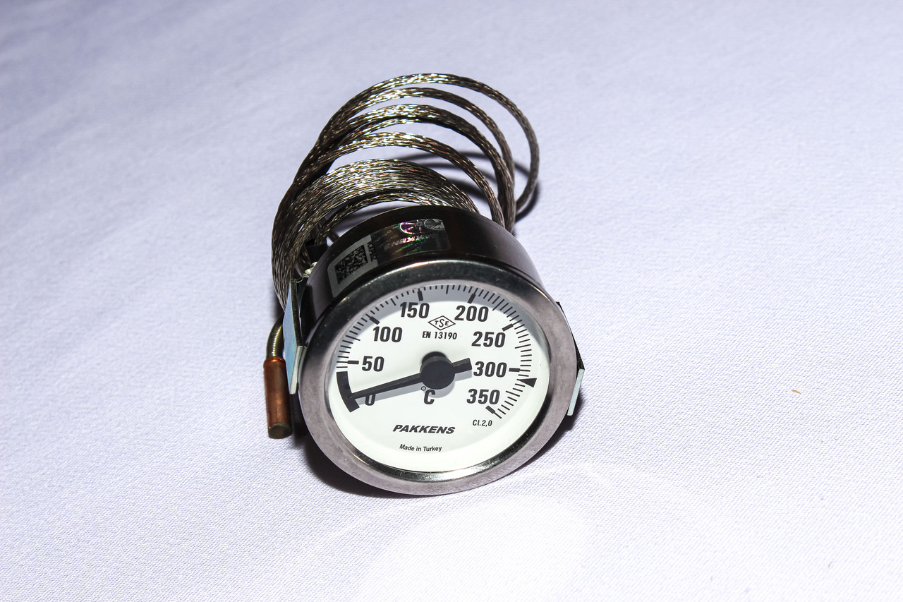 Капілярний Термометр PAKKENS Ø60мм від 0 до +350°С (довжина капіляра 2м)