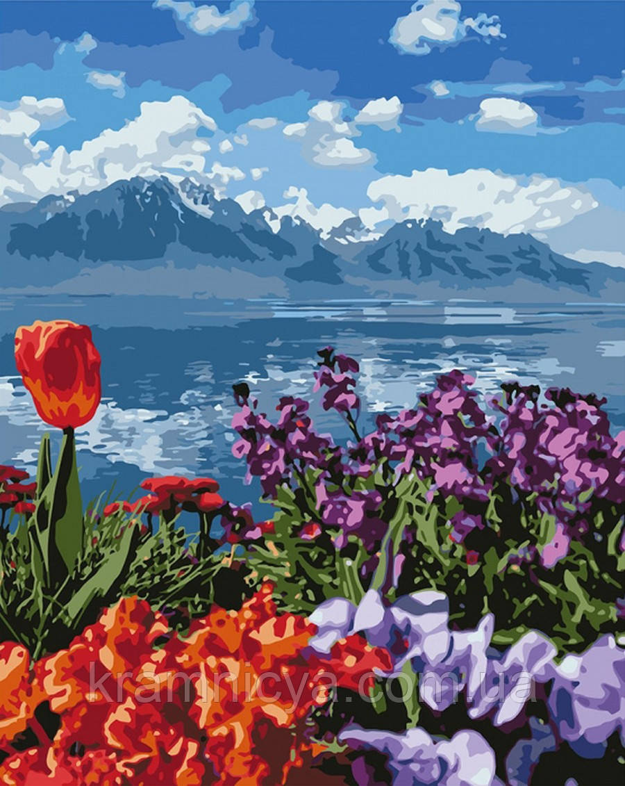 Картина за номерами Квітковий рай, 40x50 Ідейка (КНО2278), фото 1