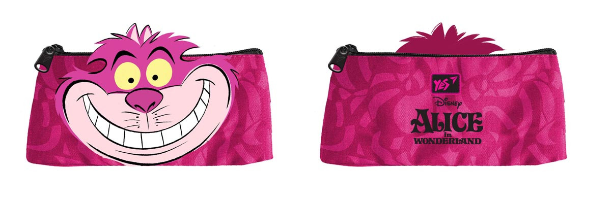 Пенал м`який YES TO-01  "Alice", бузковий, фото 1