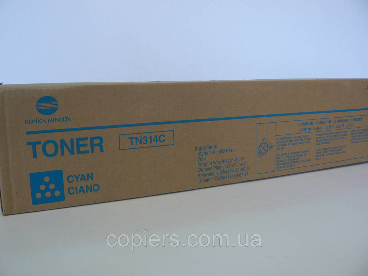 Тонер картридж TN314С Bizhub C353 оригінал, TN-314C, фото 1