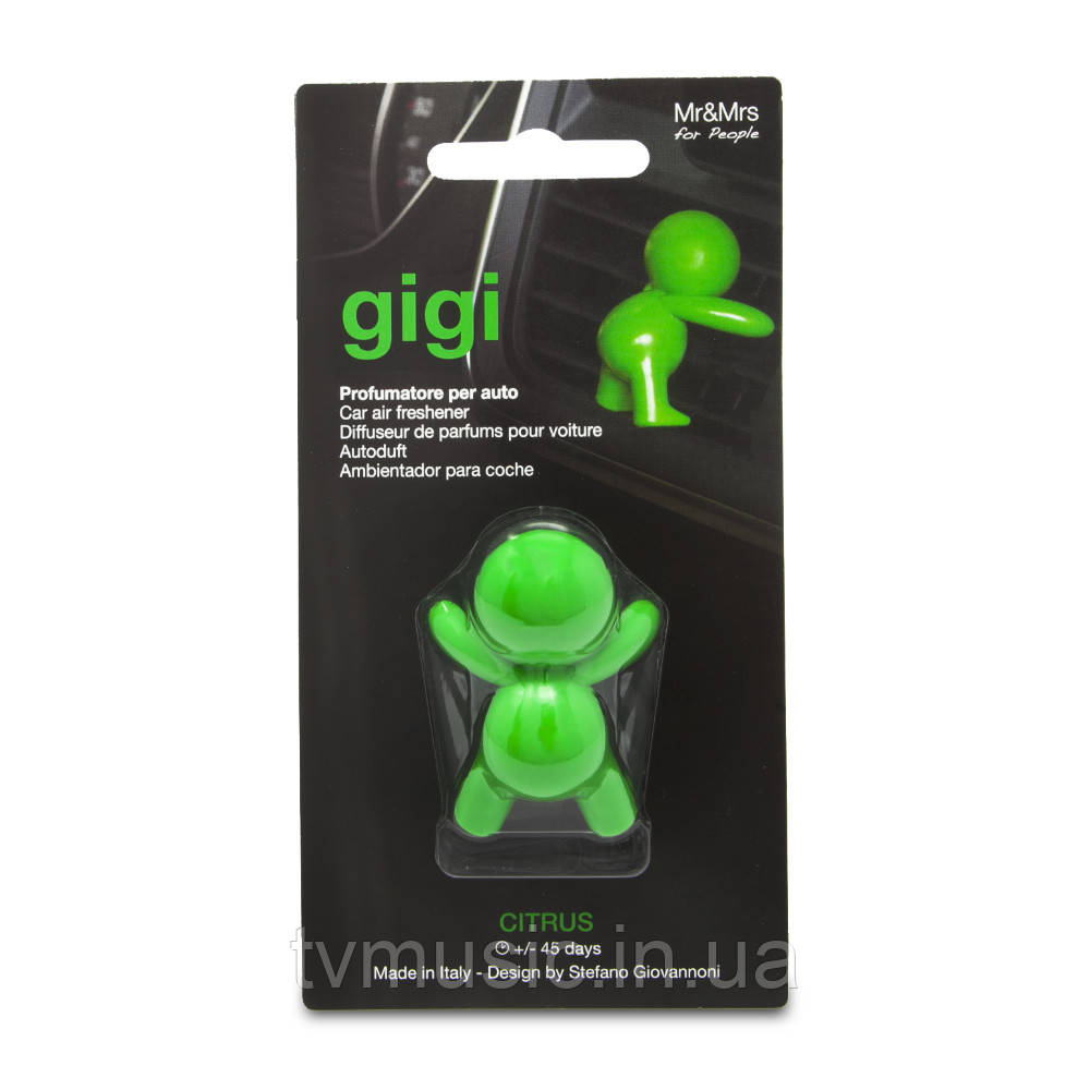 Ароматизатор у машину Mr&Mrs GIGI Citrus — Apple Green