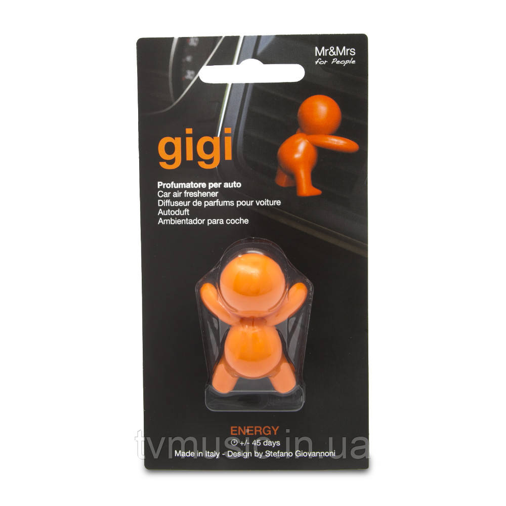 Ароматизатор у машину Mr&Mrs GIGI Energy — Orange