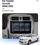 Junsun 4G Android магнітолу для Toyota corolla 2006-2013 wifi, фото 3