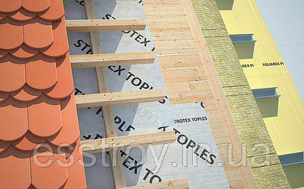 Кровельная супердиффузионная мембрана STROTEX TOPLES 90, фото 3