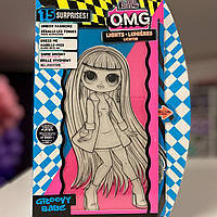 Світиться лялька ЛОЛ ОМГ грув Бебі L.O.L. Surprise! O.M.G. Lights Groovy Babe Fashion Doll LOL OMG