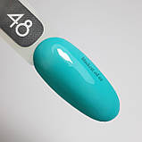 Гель-лак бірюзовий Valeri 6мл №48, фото 2