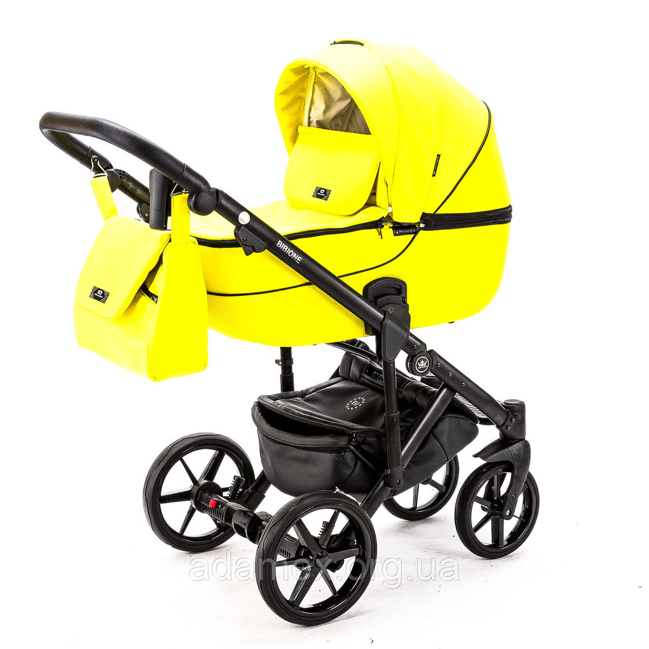 Коляска Adamex BibioneSA-22 еко шкіра, фото 1