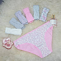 Розмір 2XL (52). Набір жіночих трусів із семи штук, трусики тижневика, асорті кольорів, Туреччина