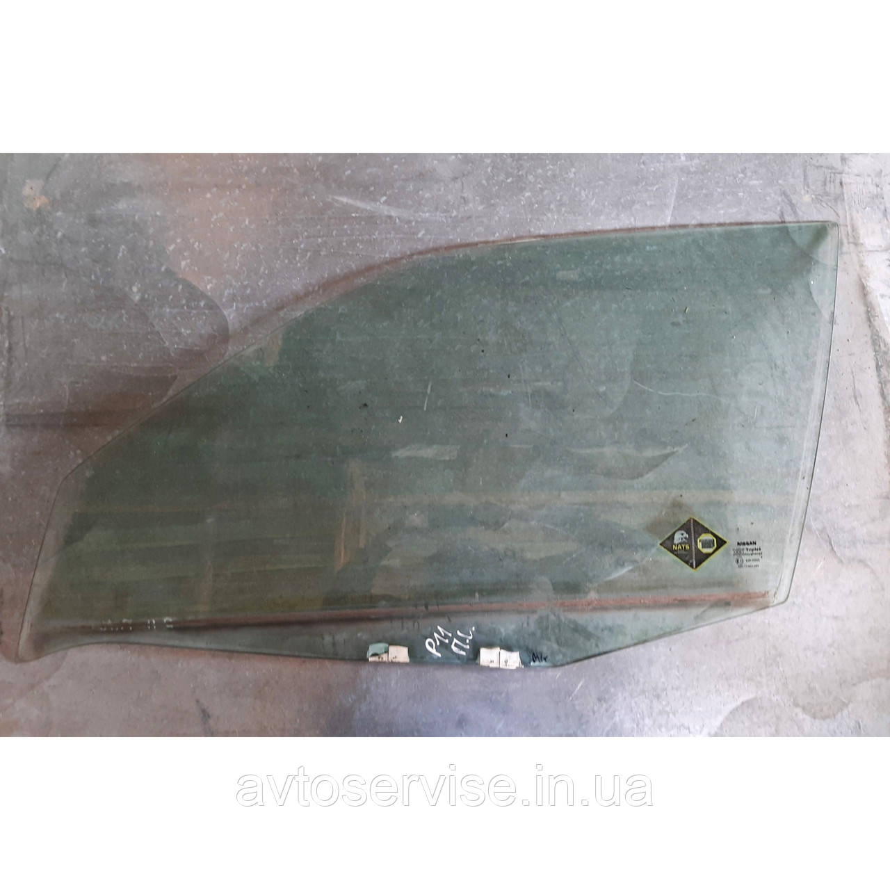 Скло передніх дверей Nissan Primera 11, фото 1