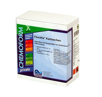 Flockfix Kartushen (8х125 г) (подушечки) таблетированный флокулянт в картриджах для осветления воды 1 кг.