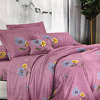 "розовое" Бязевый комплект постельного белья полуторный размер 150*210 см от производителя