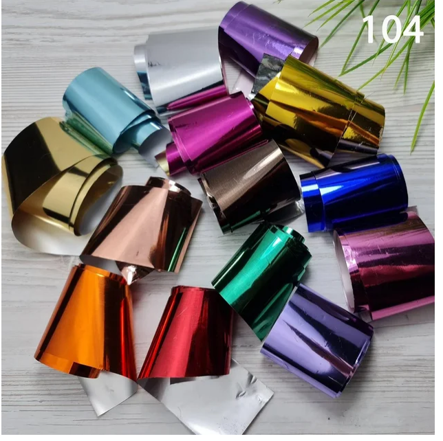 Фольга для лиття (перекладна) Sweet Nails №104 14 шт