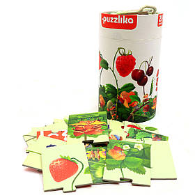 Пазли Левеня Puzzlika Гноми і ягоди 20 елементів, 3+ (13548)