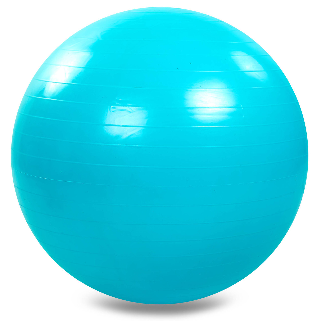 М'яч для фітнесу фітбол гладкий глянсовий 75 см Zelart 1981-75 Blue