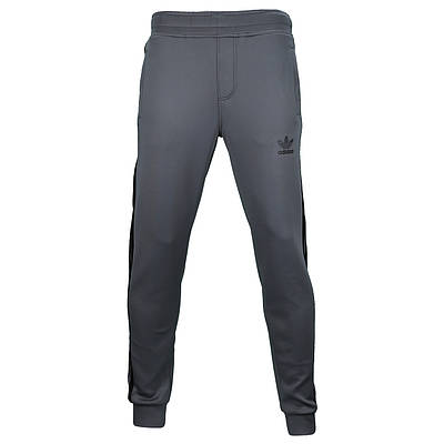 Штани весна-осінь чоловічі сірі ADIDAS з лампасом Ш-312 FUME S (Р) 21-004-008