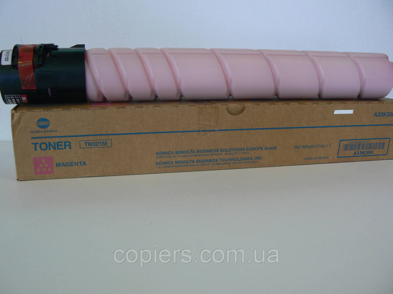 TN321M тонер картридж Konica Minolta bizhub C224/C284/C364, оригінал A33K350, tn-321m, tn321 m