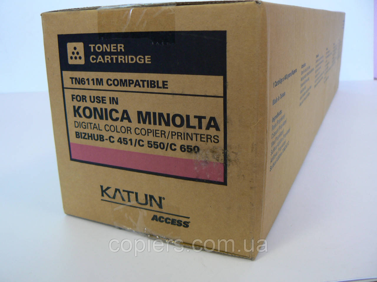 Тонер картридж TN611 M bizhub C451 C550 C650, Katun, tn-611m, фото 1
