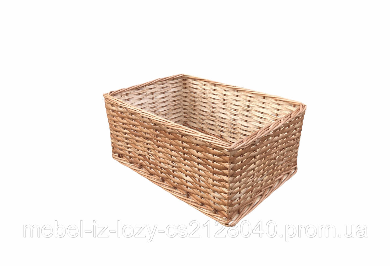 Плетений лоток для овочів та фруктів h15 - 40х30