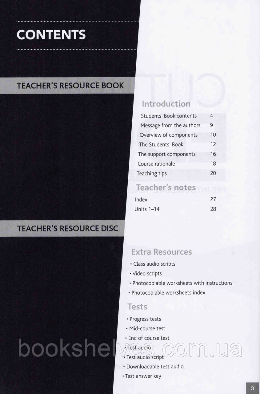 Cutting Edge 3rd Ed Pre Intermediate Teacher S Resourse Book Cd Cena 4 Grn Prom Ua Id