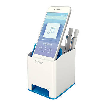 Підставка для ручок і смартфона Leitz WOW. Синій