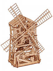 Дерев'яний 3D конструктор Млин механічна, фото 3